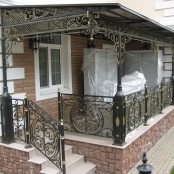 Кованая терраса фото в Жуковском